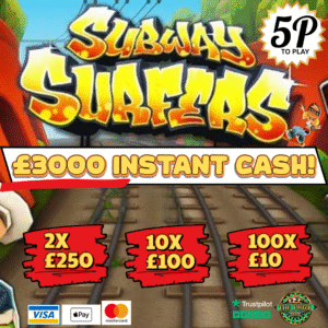 £3000 INSTANT WIN ⚡+ £150 End Prize 💵
